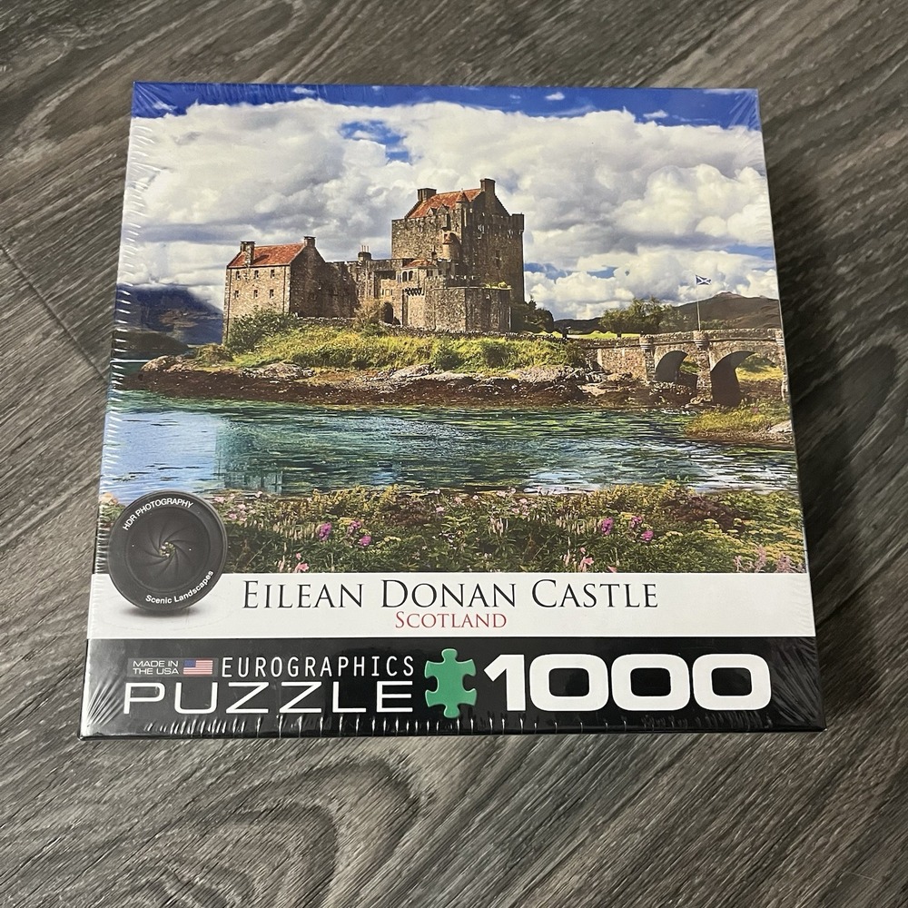 Puzzle Eilean Donan Castle Scotland 1000 Pieces New Sealed Eurographics Jigsaw